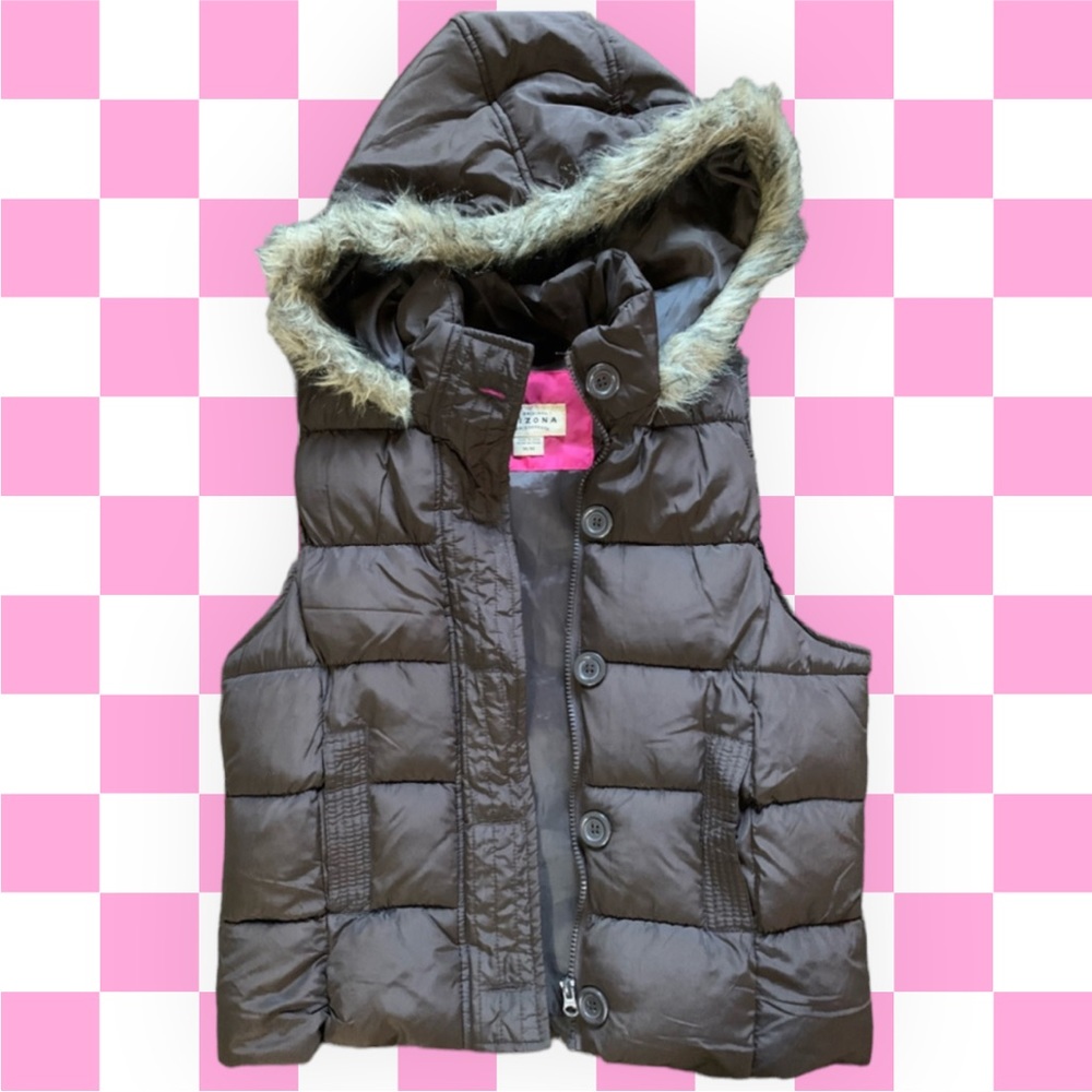 Arizona Jeans Puffer Vest fur hood